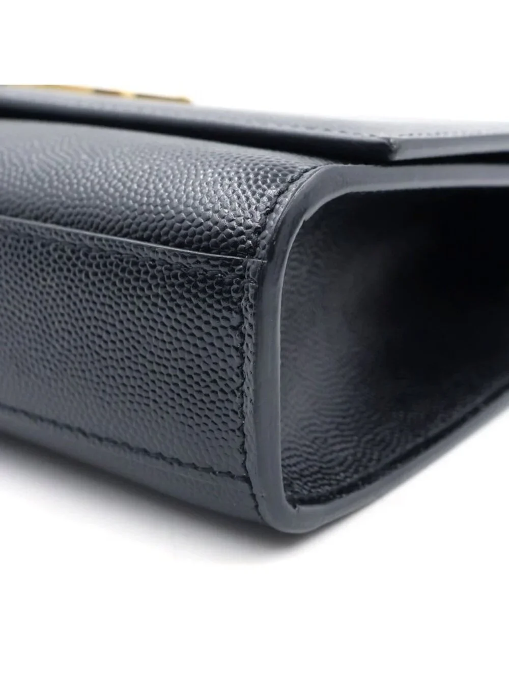 Saint Laurent Paris Kate Small Chain Shoulder Bag Back Black Caviar Leather